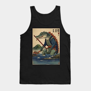 Vintage crocodile samurai Tank Top